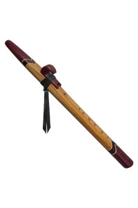 Canary Wood & Purpleheart Collectors Native American Style Flute (Key A- 432hz)